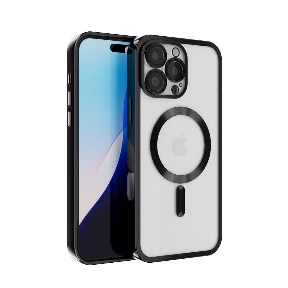 Coverzs Coverzs iPhone 15 Pro Hardcase mit Kameracover (Schwarz)