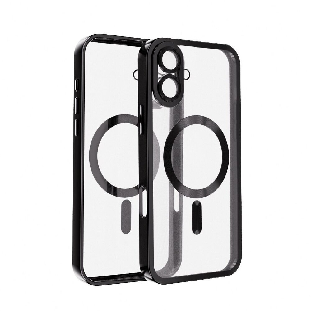 Coverzs Coverzs iPhone 16 Hardcase mit Kameracover (Schwarz)