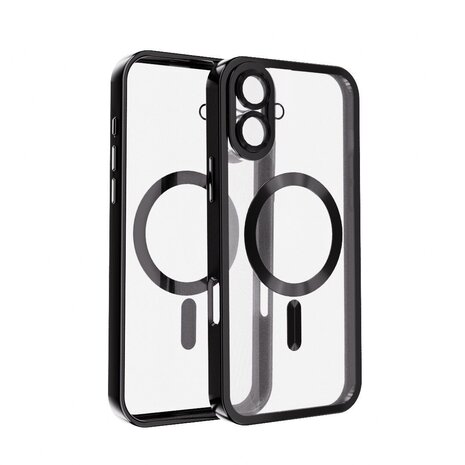 Coverzs Coverzs iPhone 16 Hardcase mit Kameracover (Schwarz)