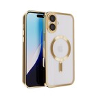 Coverzs Coverzs iPhone 16 Hardcase mit Kameracover (Gold)