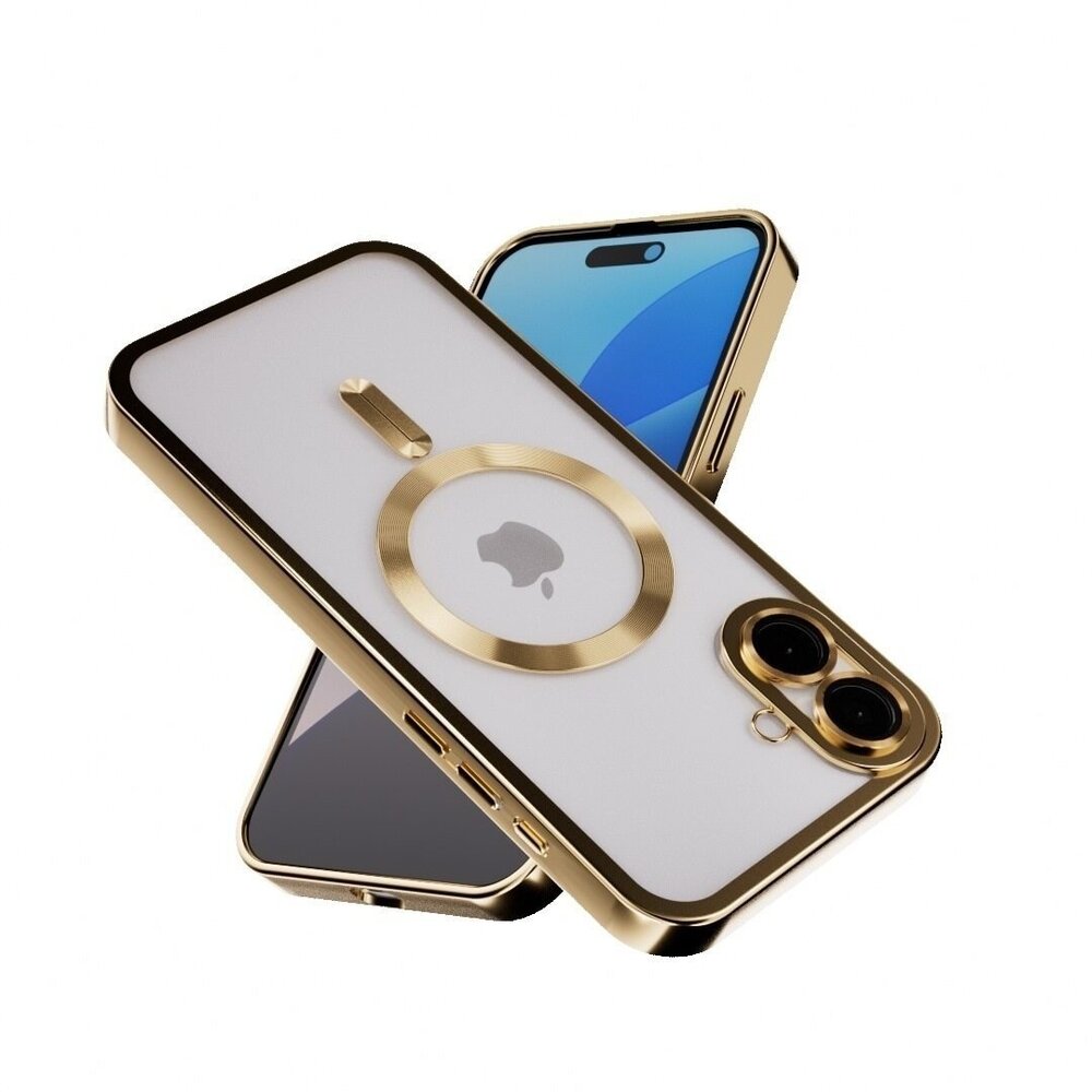 Coverzs Coverzs iPhone 16 Hardcase mit Kameracover (Gold)