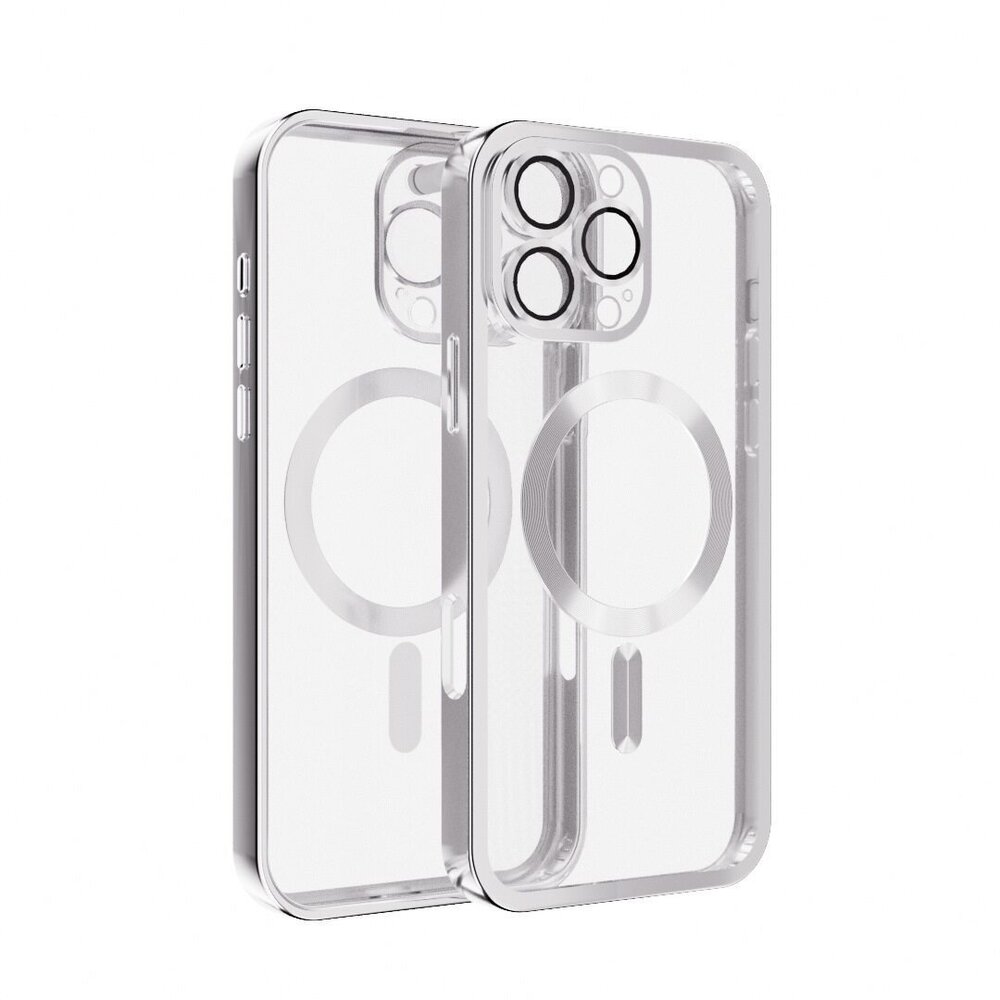 Coverzs Coverzs iPhone 16 Pro Max Hardcase mit Kameracover (Silber)