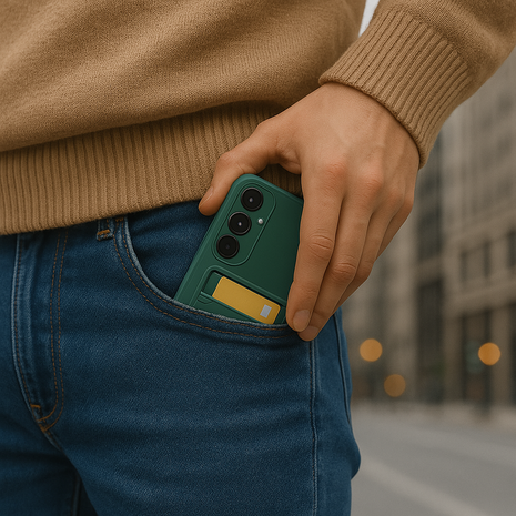 ShieldCase® ShieldCase Samsung Galaxy A54 5G Silikonhülle mit Kartenfach (Dunkelgrün) ShieldCase® ShieldCase Samsung Galaxy A54 5G Silikonhülle mit Kartenfach (Dunkelgrün)