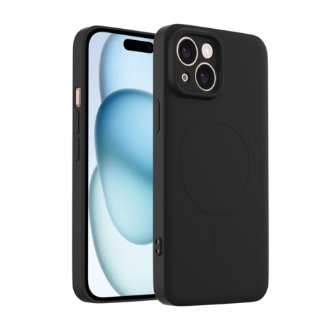 ShieldCase® ShieldCase iPhone 14 Silikon MagSafe back cover (Schwarz) ShieldCase® ShieldCase iPhone 14 Silikon MagSafe back cover (Schwarz)