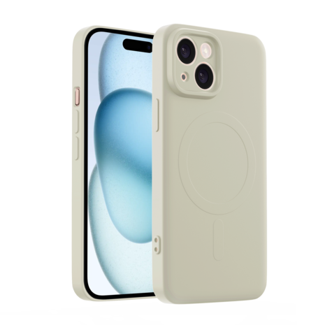 ShieldCase® ShieldCase iPhone 14 Silikon MagSafe back cover (Beige) ShieldCase® ShieldCase iPhone 14 Silikon MagSafe back cover (Beige)