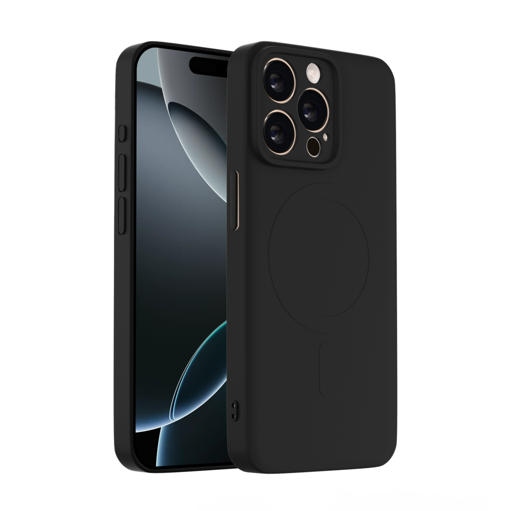ShieldCase® ShieldCase iPhone 14 Pro Silikon MagSafe back cover (Schwarz) ShieldCase® ShieldCase iPhone 14 Pro Silikon MagSafe back cover (Schwarz)