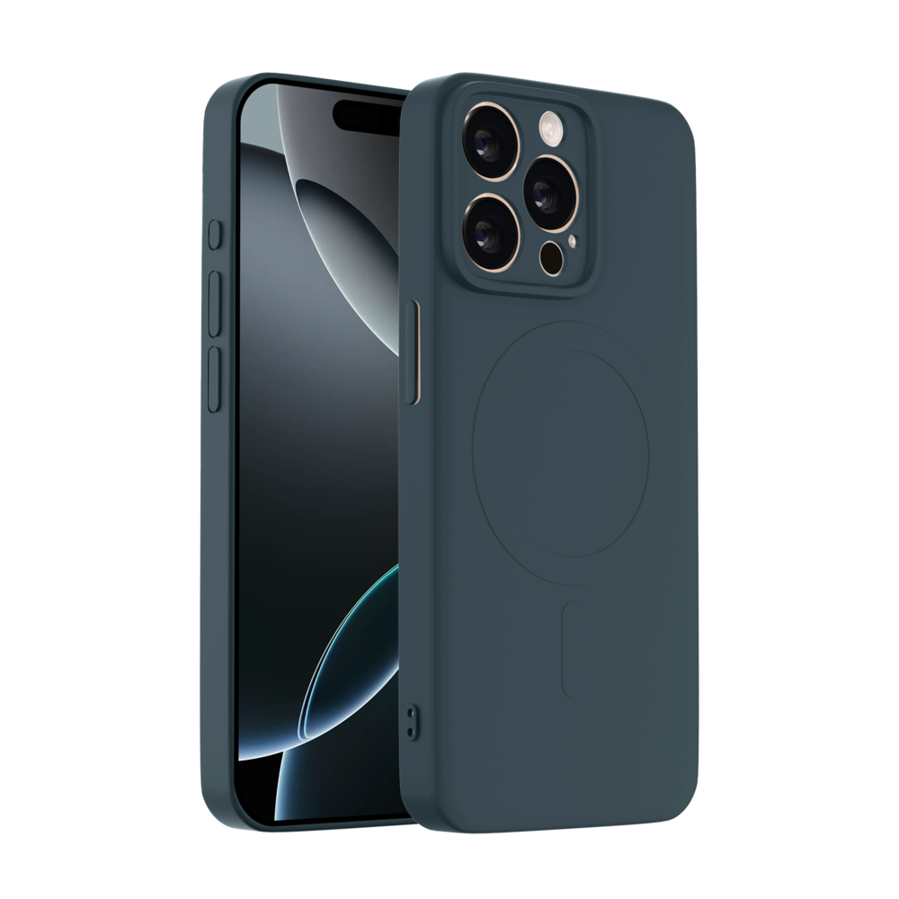 ShieldCase® ShieldCase iPhone 14 Pro Silikon MagSafe back cover (Dunkelblau) ShieldCase® ShieldCase iPhone 14 Pro Silikon MagSafe back cover (Dunkelblau)