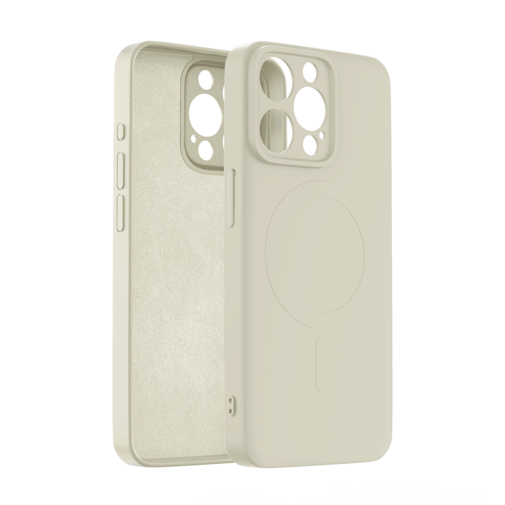 ShieldCase® ShieldCase iPhone 14 Pro Max Silikon MagSafe back cover (Beige) ShieldCase® ShieldCase iPhone 14 Pro Max Silikon MagSafe back cover (Beige)