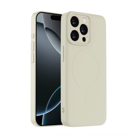 ShieldCase® ShieldCase iPhone 15 Pro Silikon MagSafe back cover (Beige) ShieldCase® ShieldCase iPhone 15 Pro Silikon MagSafe back cover (Beige)