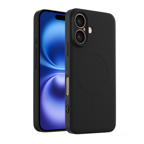 ShieldCase® ShieldCase iPhone 16 Silikon MagSafe back cover (Schwarz) ShieldCase® ShieldCase iPhone 16 Silikon MagSafe back cover (Schwarz)