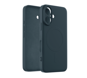 ShieldCase® iPhone 16 Silikon MagSafe back cover (Dunkelblau)