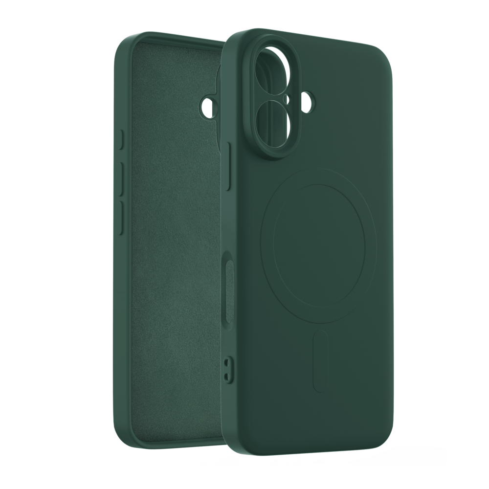 ShieldCase® ShieldCase iPhone 16 Silikon MagSafe back cover (Dunkelgrün) ShieldCase® ShieldCase iPhone 16 Silikon MagSafe back cover (Dunkelgrün)