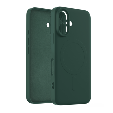 ShieldCase® ShieldCase iPhone 16 Silikon MagSafe back cover (Dunkelgrün) ShieldCase® ShieldCase iPhone 16 Silikon MagSafe back cover (Dunkelgrün)