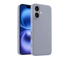ShieldCase® iPhone 16 Silikon MagSafe back cover (Lila)