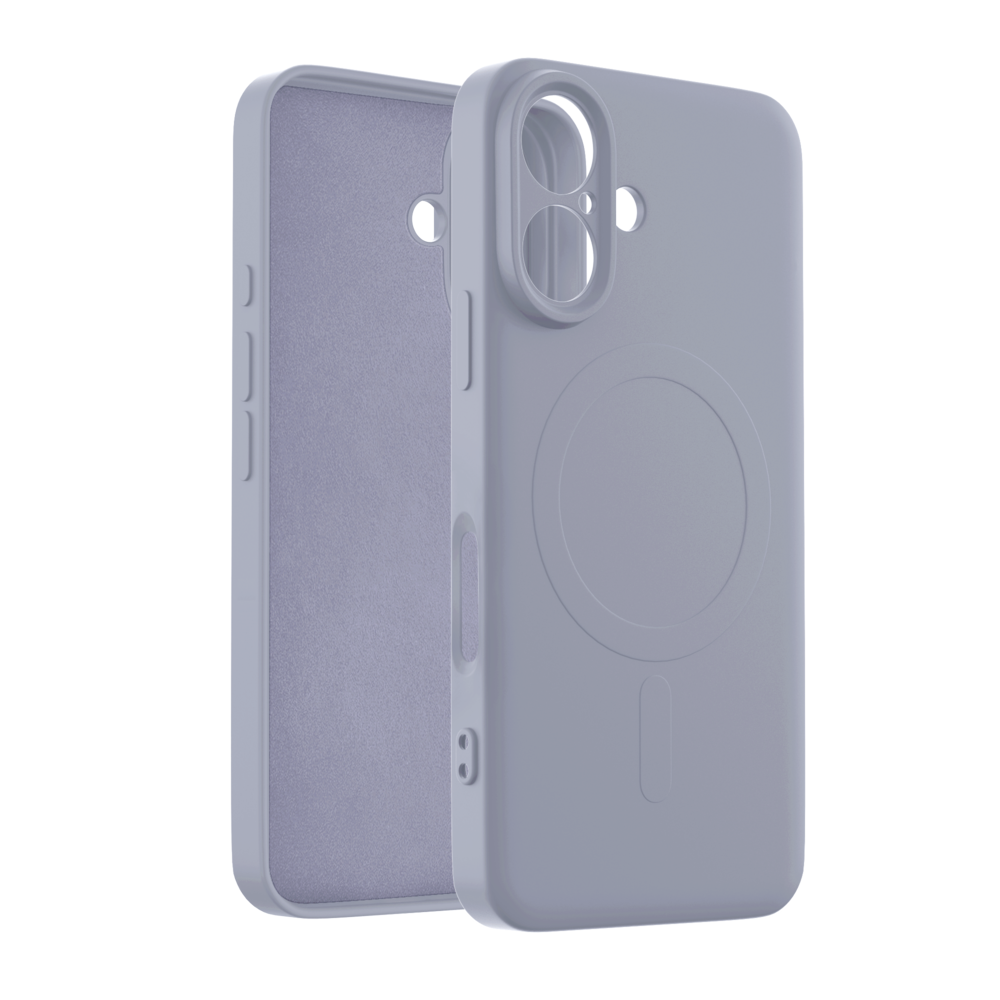 ShieldCase® ShieldCase iPhone 16 Silikon MagSafe back cover (Lila)