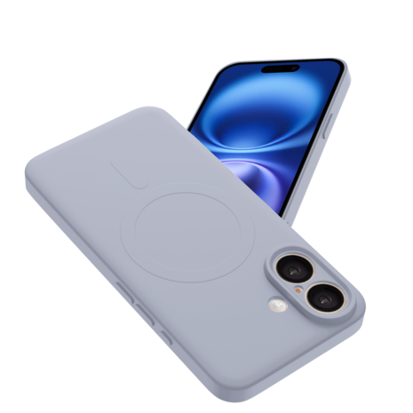 ShieldCase® ShieldCase iPhone 16 Silikon MagSafe back cover (Lila)