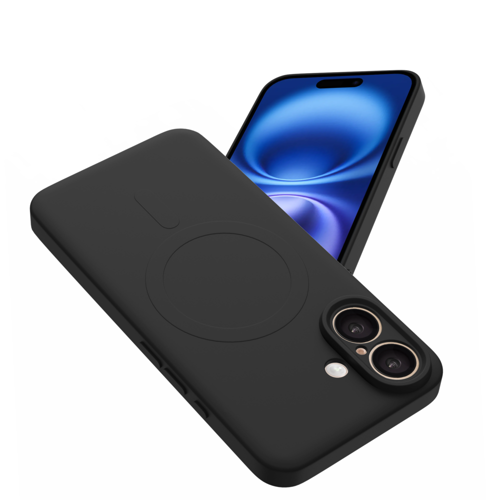 ShieldCase® ShieldCase iPhone 16 Plus Silikon MagSafe back cover (Schwarz) ShieldCase® ShieldCase iPhone 16 Plus Silikon MagSafe back cover (Schwarz)