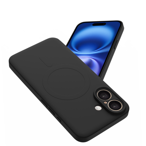 ShieldCase® ShieldCase iPhone 16 Plus Silikon MagSafe back cover (Schwarz) ShieldCase® ShieldCase iPhone 16 Plus Silikon MagSafe back cover (Schwarz)