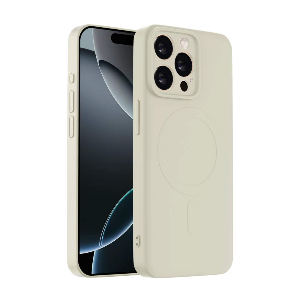 ShieldCase® ShieldCase iPhone 16 Pro Silikon MagSafe back cover (Beige) ShieldCase® ShieldCase iPhone 16 Pro Silikon MagSafe back cover (Beige)