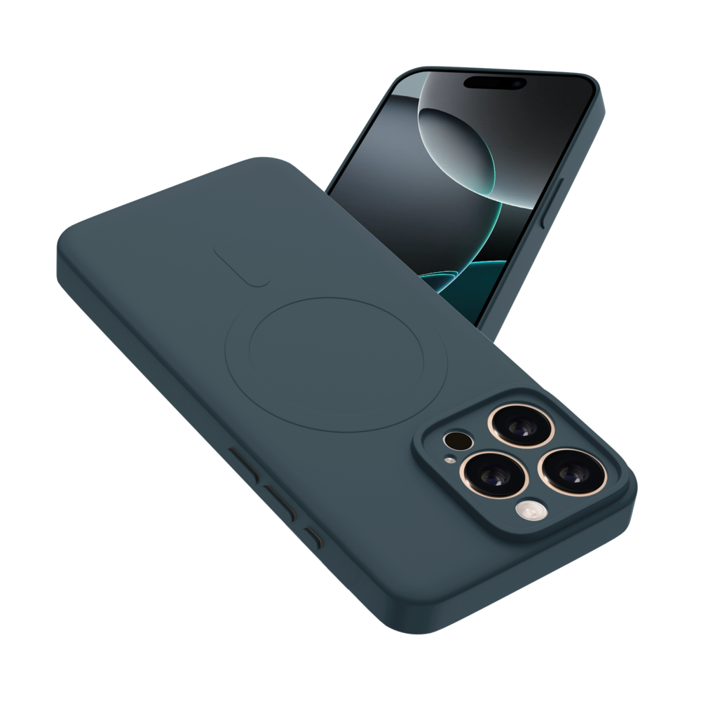 ShieldCase® ShieldCase iPhone 16 Pro Max Silikon MagSafe back cover (Dunkelblau) ShieldCase® ShieldCase iPhone 16 Pro Max Silikon MagSafe back cover (Dunkelblau)