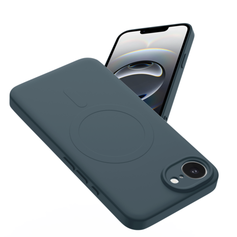 ShieldCase® SchieldCase iPhone 16e Silikon MagSafe back cover (Dunkelblau) ShieldCase® SchieldCase iPhone 16e Silikon MagSafe back cover (Dunkelblau)