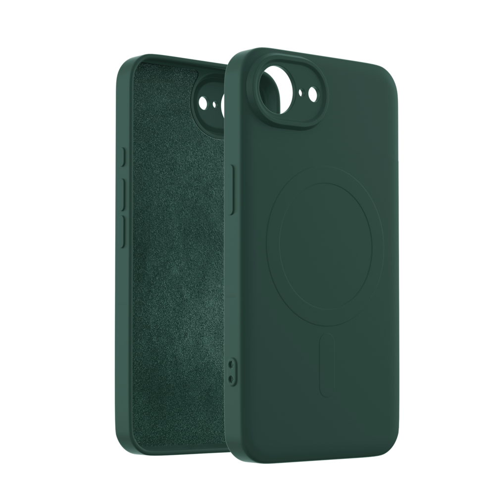 ShieldCase® ShieldCase iPhone 16e Silikon MagSafe back cover (Dunkelgrün) ShieldCase® ShieldCase iPhone 16e Silikon MagSafe back cover (Dunkelgrün)