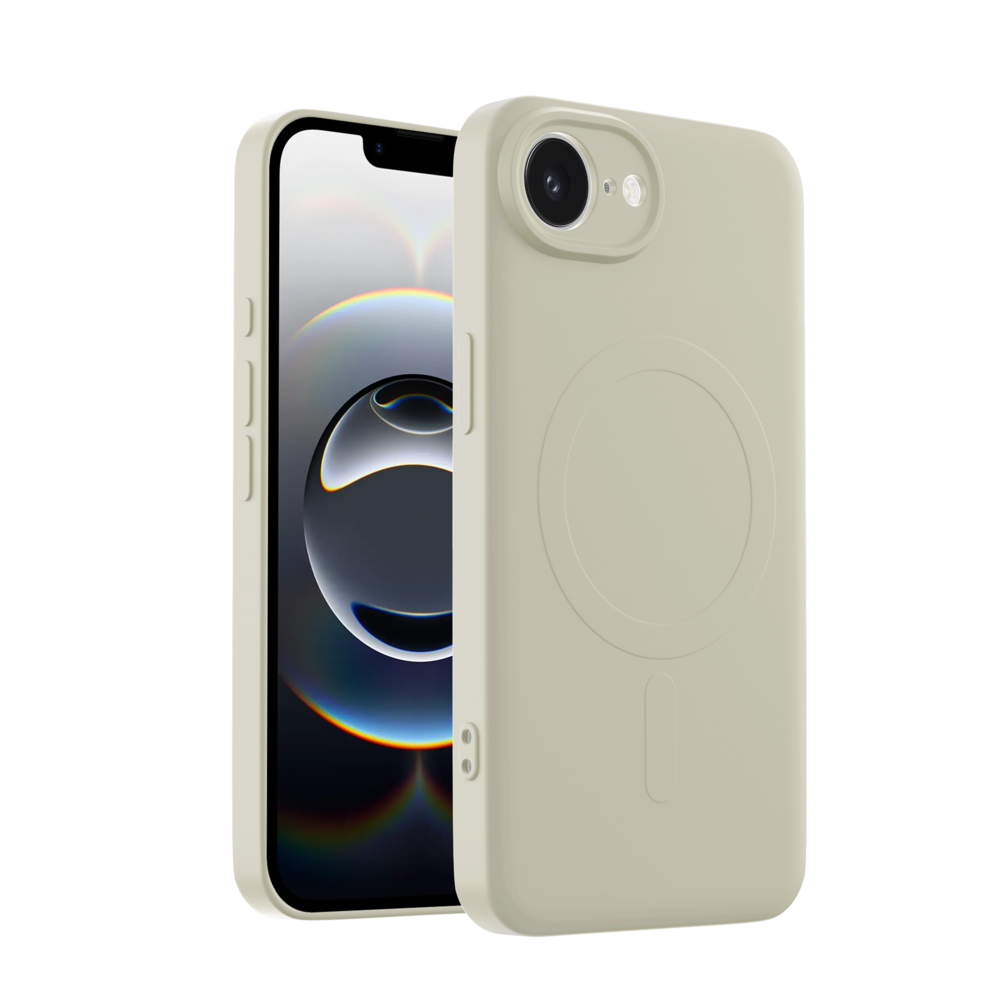 ShieldCase® ShieldCase iPhone 16e Silikon MagSafe back cover (Beige) ShieldCase® ShieldCase iPhone 16e Silikon MagSafe back cover (Beige)