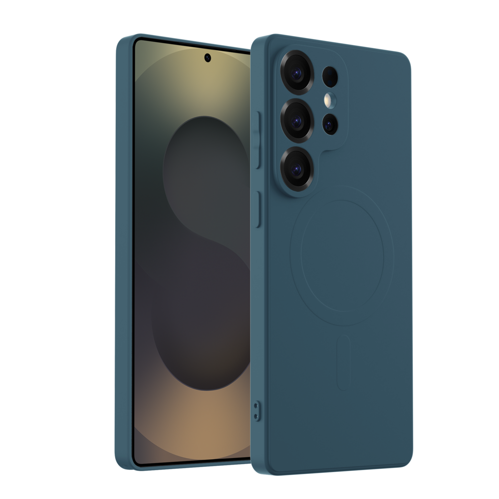 ShieldCase® ShieldCase Samsung Galaxy S24 Ultra Silikon MagSafe back cover (Dunkelblau) ShieldCase® ShieldCase Samsung Galaxy S24 Ultra Silikon MagSafe back cover (Dunkelblau)
