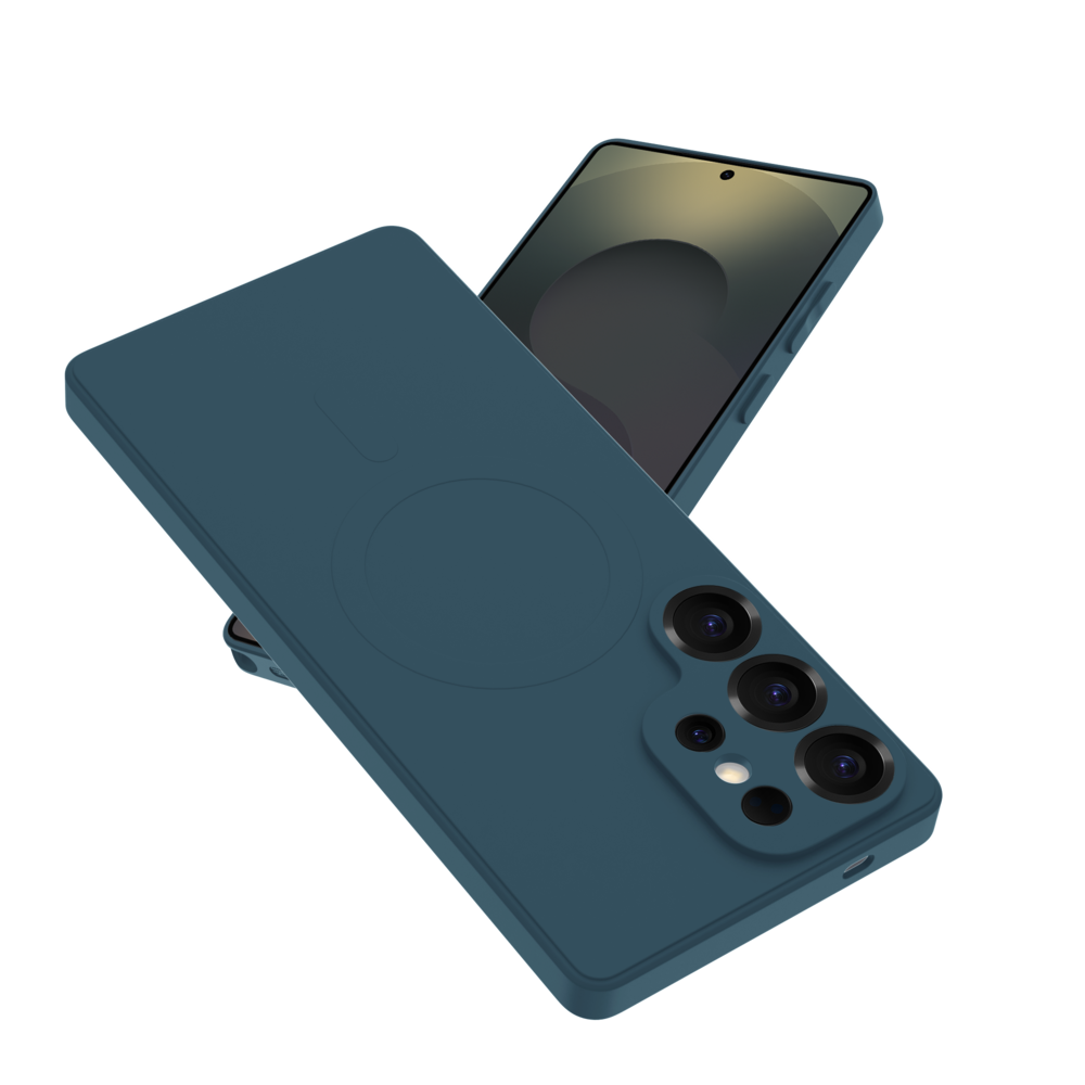 ShieldCase® ShieldCase Samsung Galaxy S24 Ultra Silikon MagSafe back cover (Dunkelblau) ShieldCase® ShieldCase Samsung Galaxy S24 Ultra Silikon MagSafe back cover (Dunkelblau)