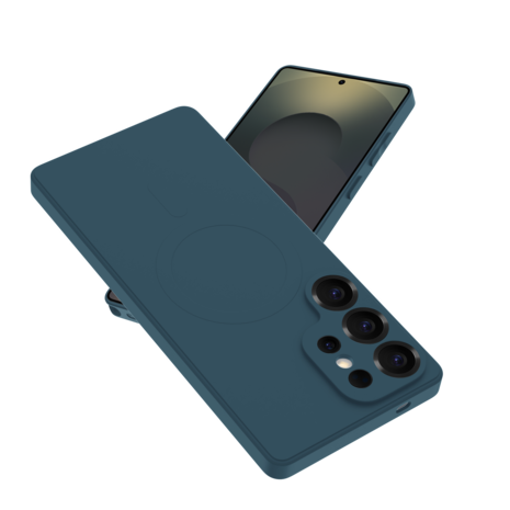 ShieldCase® ShieldCase Samsung Galaxy S24 Ultra Silikon MagSafe back cover (Dunkelblau) ShieldCase® ShieldCase Samsung Galaxy S24 Ultra Silikon MagSafe back cover (Dunkelblau)