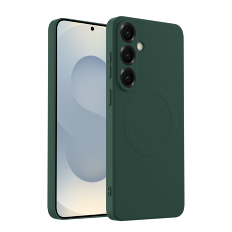 ShieldCase® ShieldCase Samsung Galaxy S25 Plus Silikon MagSafe back cover (Dunkelgrün) ShieldCase® ShieldCase Samsung Galaxy S25 Plus Silikon MagSafe back cover (Dunkelgrün)