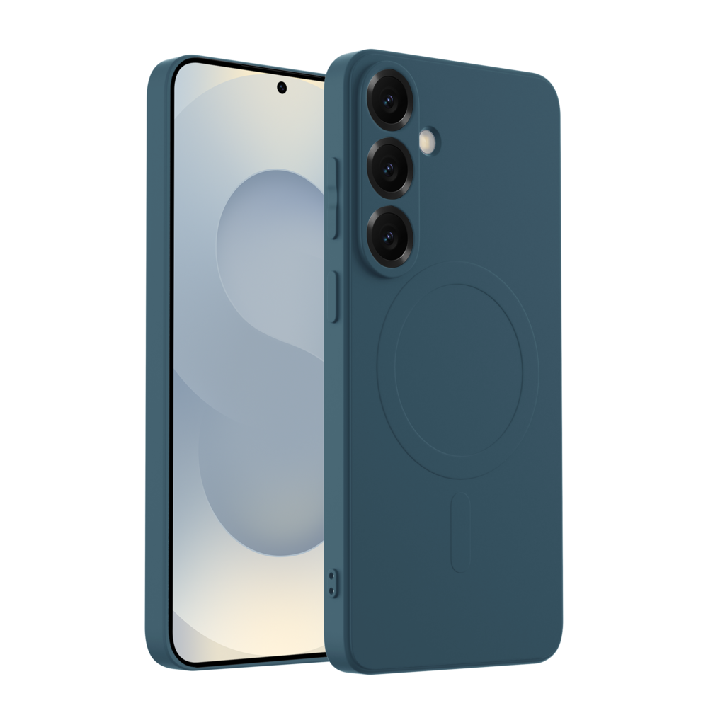 ShieldCase® ShieldCase Samsung Galaxy S25 Plus Silikon MagSafe back cover (Dunkelblau) ShieldCase® ShieldCase Samsung Galaxy S25 Plus Silikon MagSafe back cover (Dunkelblau)