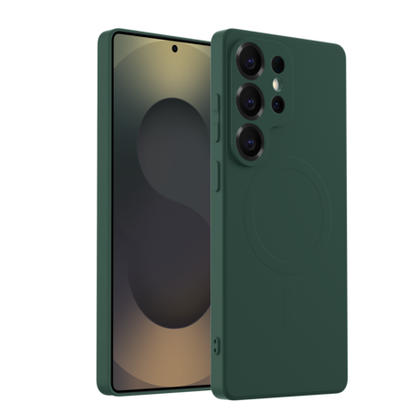 ShieldCase® ShieldCase Samsung Galaxy S25 Ultra Silikon MagSafe back cover (Dunkelgrün) ShieldCase® ShieldCase Samsung Galaxy S25 Ultra Silikon MagSafe back cover (Dunkelgrün)