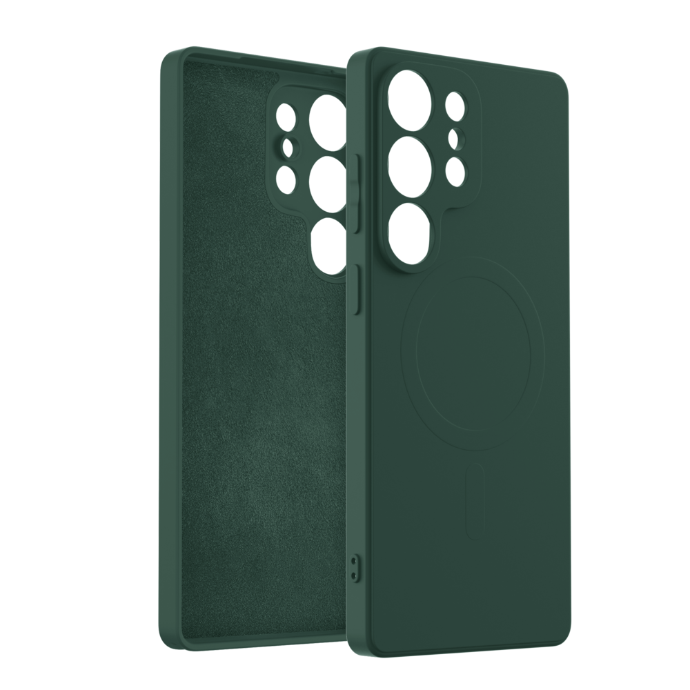 ShieldCase® ShieldCase Samsung Galaxy S25 Ultra Silikon MagSafe back cover (Dunkelgrün) ShieldCase® ShieldCase Samsung Galaxy S25 Ultra Silikon MagSafe back cover (Dunkelgrün)