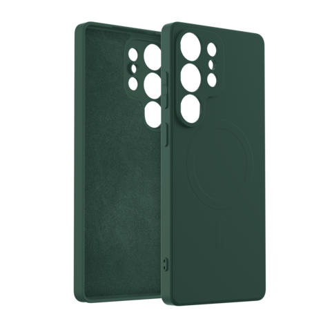 ShieldCase® ShieldCase Samsung Galaxy S25 Ultra Silikon MagSafe back cover (Dunkelgrün) ShieldCase® ShieldCase Samsung Galaxy S25 Ultra Silikon MagSafe back cover (Dunkelgrün)