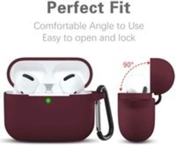 ShieldCase® Shieldcase Airpods Pro Silikonhülle ( Burgund ) ShieldCase® Shieldcase Airpods Pro Silikonhülle ( Burgund )