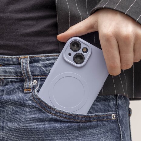 ShieldCase® ShieldCase iPhone 13 Silikon MagSafe back cover (Lila) ShieldCase® ShieldCase iPhone 13 Silikon MagSafe back cover (Lila)