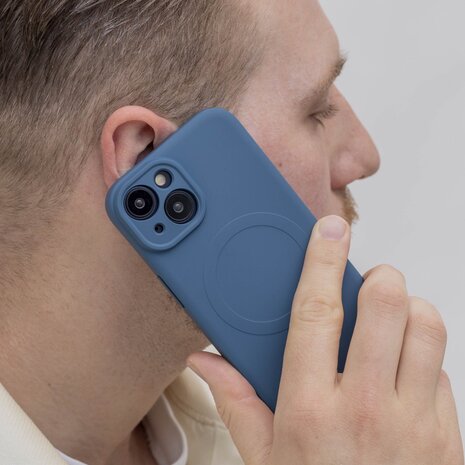 ShieldCase® ShieldCase iPhone 15 Silikon MagSafe back cover (Dunkelblau) ShieldCase® ShieldCase iPhone 15 Silikon MagSafe back cover (Dunkelblau)