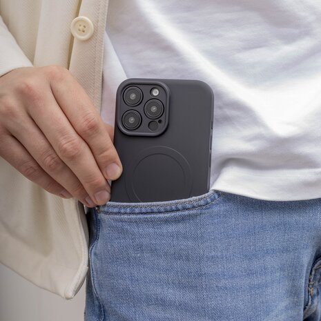 ShieldCase® ShieldCase iPhone 15 Pro Max Silikon MagSafe back cover (Schwarz) ShieldCase® ShieldCase iPhone 15 Pro Max Silikon MagSafe back cover (Schwarz)