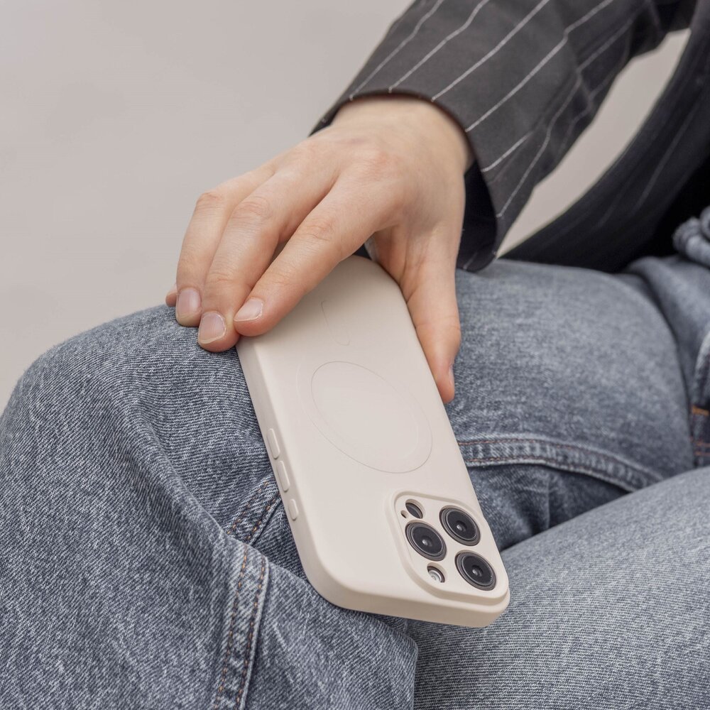 ShieldCase® ShieldCase iPhone 16 Pro Max Silikon MagSafe back cover (Beige) ShieldCase® ShieldCase iPhone 16 Pro Max Silikon MagSafe back cover (Beige)