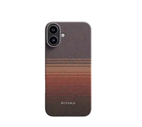 Pitaka Pitaka iPhone 16 tactile woven Hülle (Sunset)