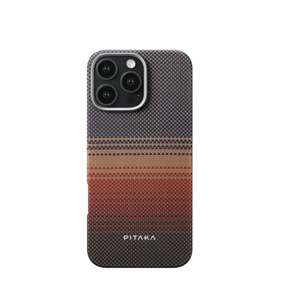 Pitaka Pitaka iPhone 16 Pro tactile woven Hülle (Sunset)