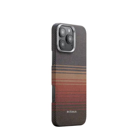 Pitaka Pitaka iPhone 16 Pro tactile woven Hülle (Sunset)