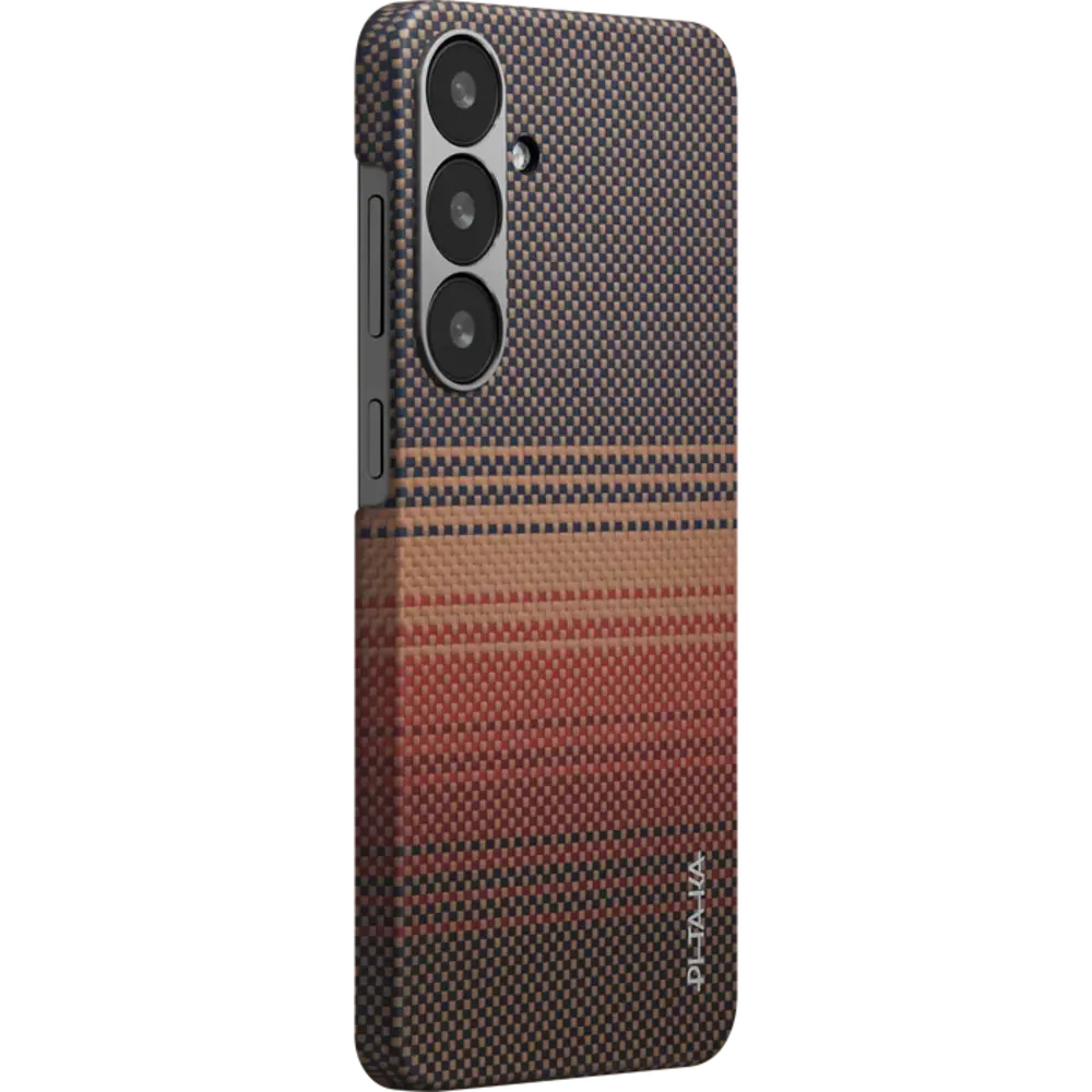 Pitaka Pitaka Samsung Galaxy S25 Plus tactile woven Hülle (Sunset)