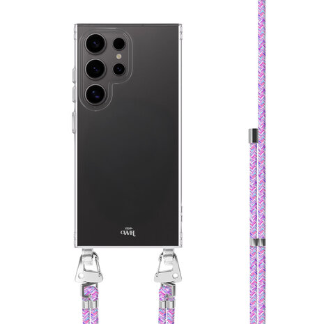 xoxo Wildhearts xoxo Wildhearts Samsung Galaxy S23 Ultra - Purple Fever Hülle mit Kord