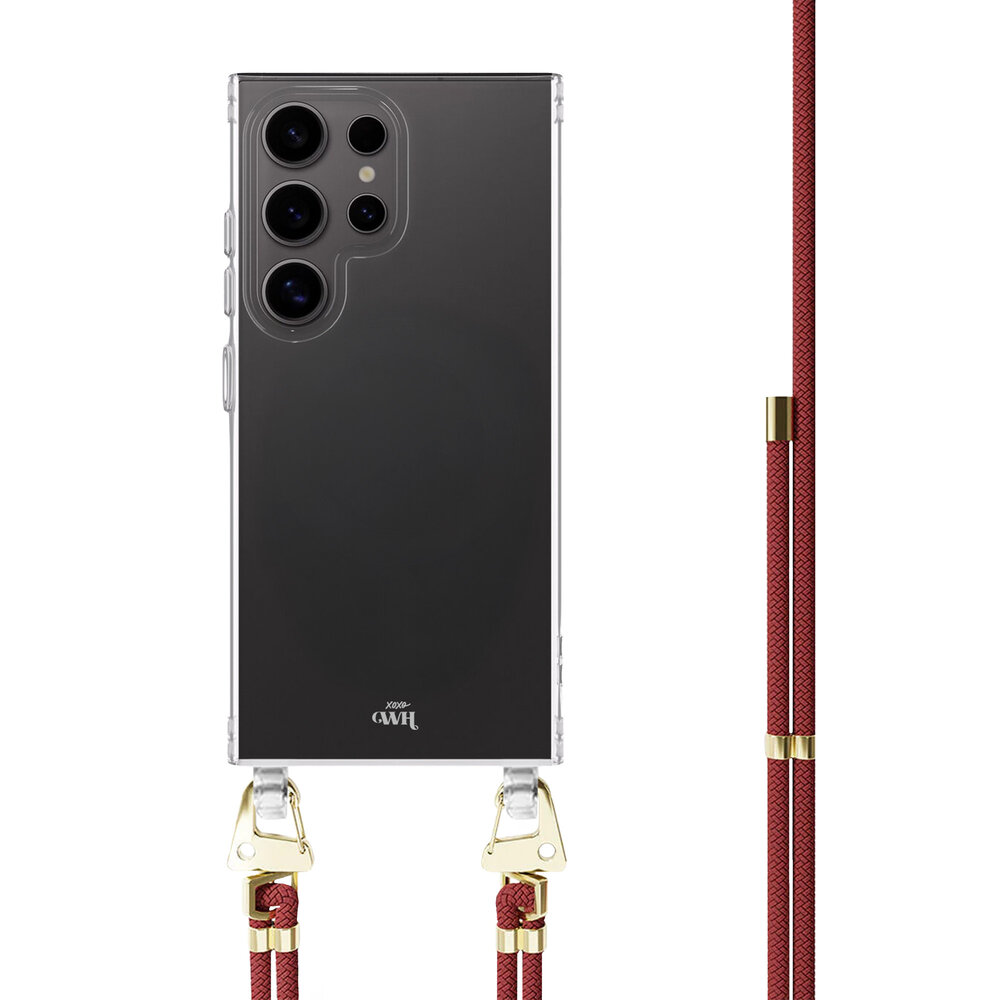 xoxo Wildhearts xoxo Wildhearts Samsung Galaxy S23 Ultra - Red Rules Hülle mit Kord xoxo Wildhearts xoxo Wildhearts Samsung Galaxy S23 Ultra - Red Rules Hülle mit Kord