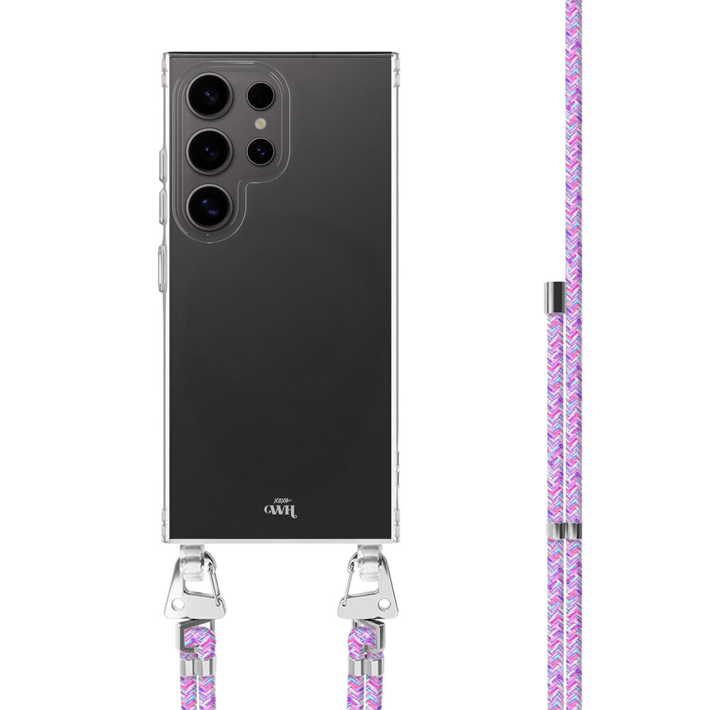 xoxo Wildhearts xoxo Wildhearts Samsung Galaxy S24 Ultra - Purple Fever Hülle mit Kord xoxo Wildhearts xoxo Wildhearts Samsung Galaxy S24 Ultra - Purple Fever Hülle mit Kord