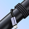 Coverzs Coverzs 100W USB-C braided ladegerät - 1m (Schwarz) Coverzs Coverzs 100W USB-C braided ladegerät - 1m (Schwarz)