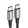 Coverzs Coverzs 100W USB-C braided ladegerät - 3m (Schwarz) Coverzs Coverzs 100W USB-C braided ladegerät - 3m (Schwarz)