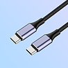 Coverzs Coverzs 100W USB-C braided ladegerät - 3m (Schwarz) Coverzs Coverzs 100W USB-C braided ladegerät - 3m (Schwarz)
